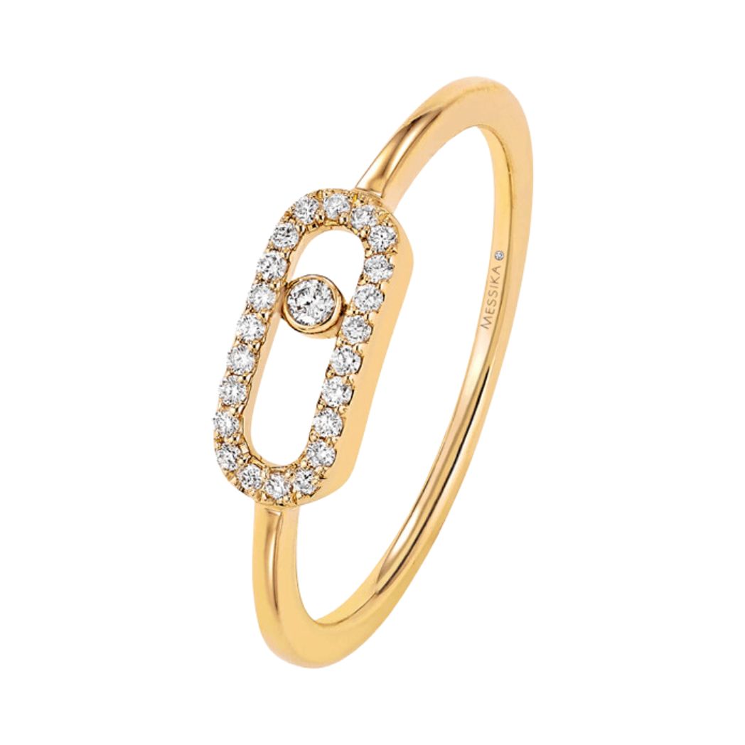 Messika Move Uno 04705-YG Yellow Gold Diamond Ring