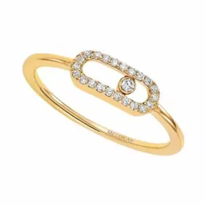 Messika Move Uno 04705-YG Yellow Gold Diamond Ring (Hover)