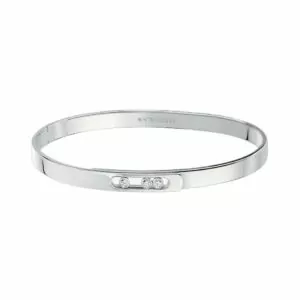 Messika Move Noa Bangle 10092-WG White Gold Diamond Bracelet (Hover)