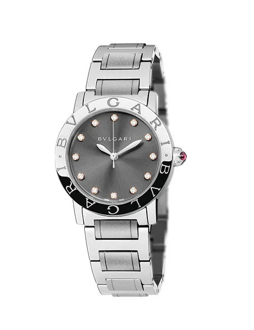Bvlgari Stainless Steel 33Mm Ladies Watch
