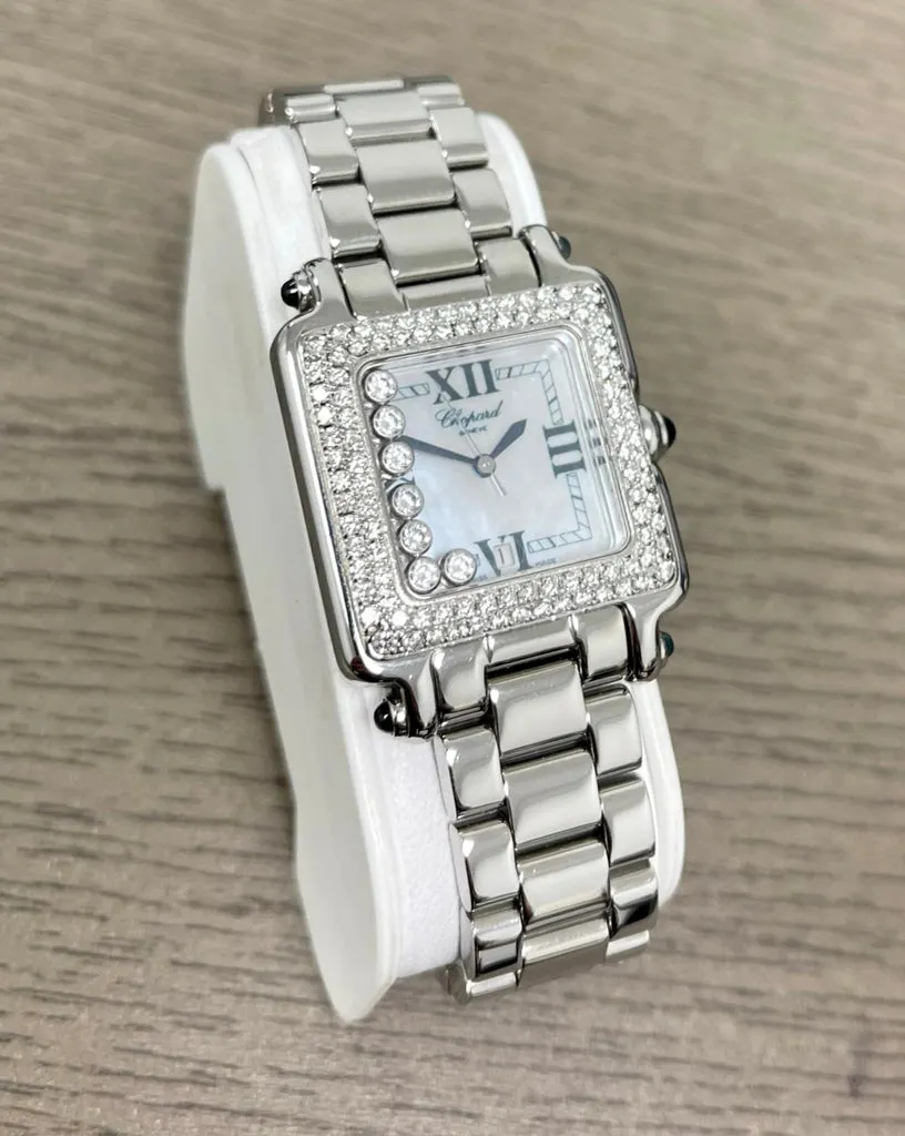 Chopard Happy Sport 6 Floating Diamonds Ladies Watch Ref. 27/8358-23