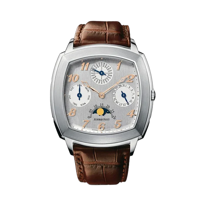 Audemars Piguet Classique Perpetual 26051Pt.Oo.D092Cr.01 Platinum 47Mm X 47Mm Silver Dial Men'S Watch