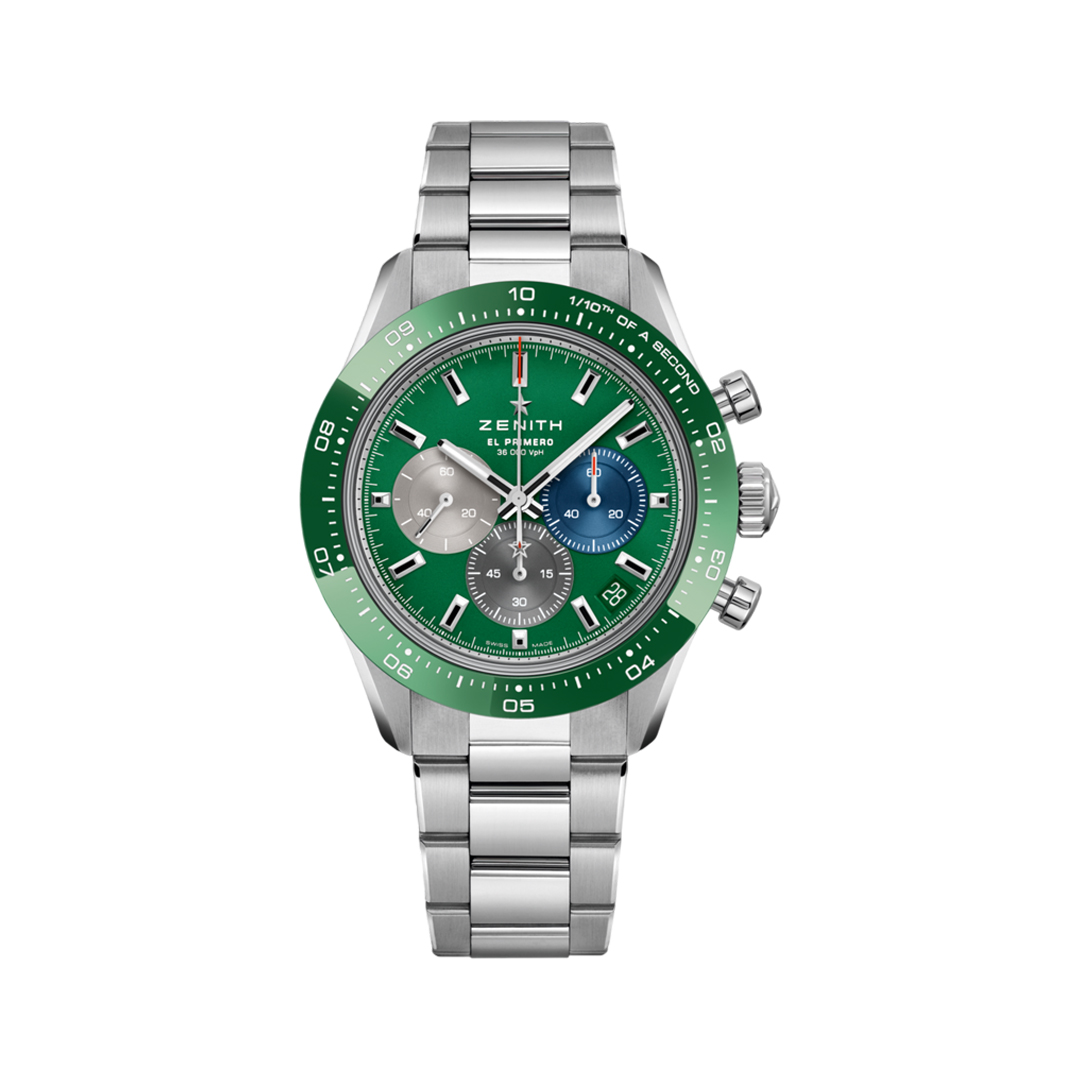 Zenith Chronomaster Sport 03.3119.3600/56.M3100 Stainless Steel 41mm Green Dial Men's Watch