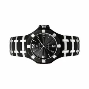 Concord Saratoga 0310718 Quartz Rubber & Steel Black Dial Men’s Watch (Hover)