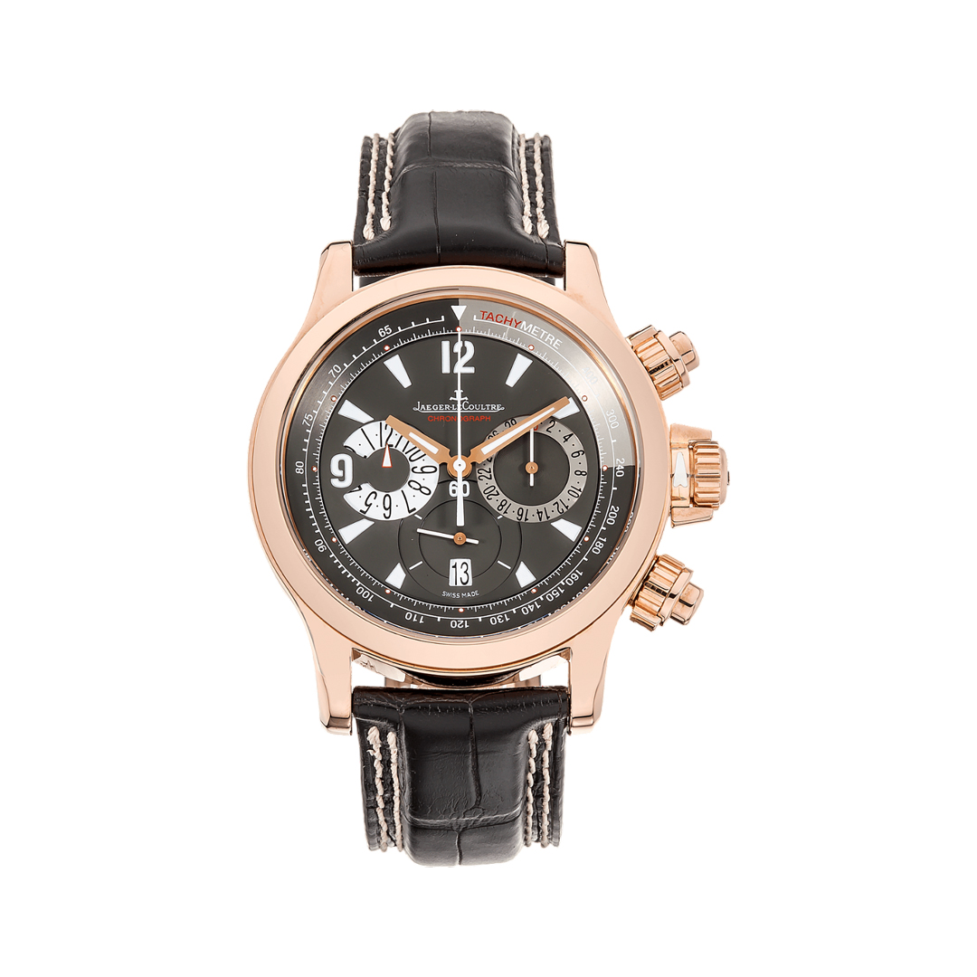 Jaeger-LeCoultre Master Compressor 146.2.25 Rose Gold 41.5mm Black Dial Men's Watch