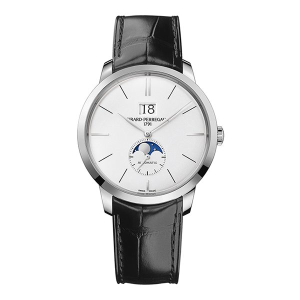 Girard Perregaux 1966 Large Date Moonphase 40Mm 18K White Gold Men’S Watch 49556-53-132-Bb6C