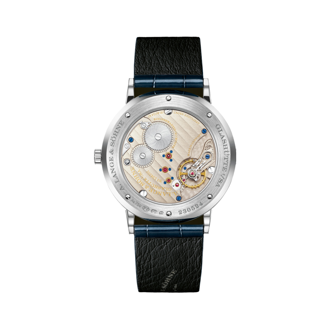 A. Lange & Sohne Saxonia 205.086 Thin White Gold Copper-Blue Dial 39mm Unisex Watch (Hover)