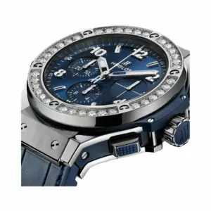 Hublot Big Bang Steel 341.SX.7170.LR.1204 Diamonds Blue Dial (Hover)