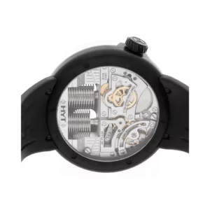 HYT H0 Black Coated H00826 Stainless Steel Manual Wind Balck Dial (Hover)