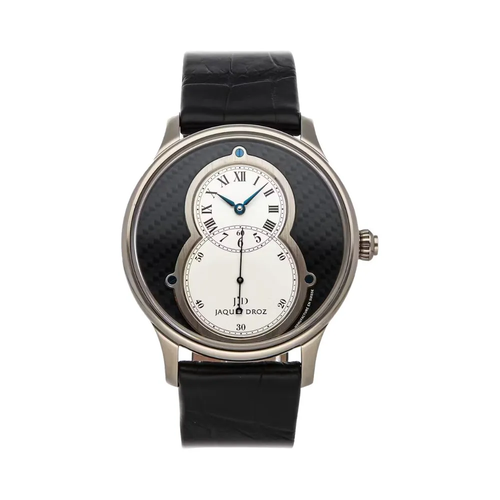 Jacquet Droz Grand Seconde 43Mm 18Kt White Gold Men’S Watch