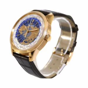Jaeger LeCoultre Geophysic Universal Time Q8102520 Automatic 18k Rose Gold 41.6mm Blue Dial Mens Watch (Hover)