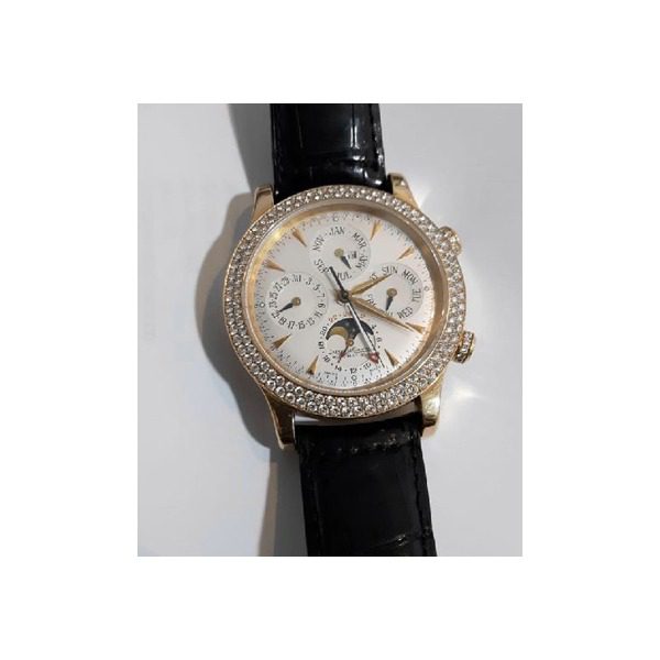 Jaeger Lecoultre Master Grande Memovox Perpetual Calendar Alarm 41.5Mm 18Kt Rose Gold Men’S Watch