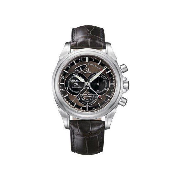 Omega Deville Co-Axial Chronoscope Gmt Stainless Steel Men’S Watch
