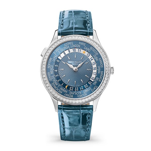 Patek Philippe 7130G-016 World Time Complications 36Mm18K White Gold