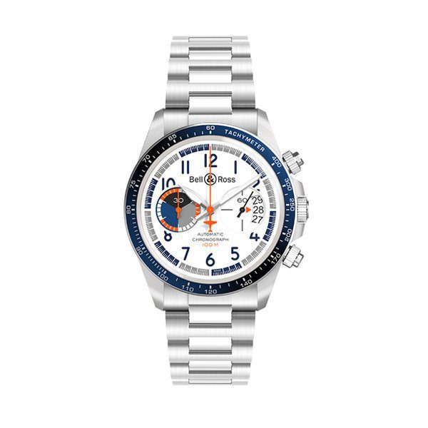 Bell &Amp; Ross Racing Bird Br V2 Men’S Watch Limited Edition 999 Pcs Ref. Brv294-Bb-St/Sst