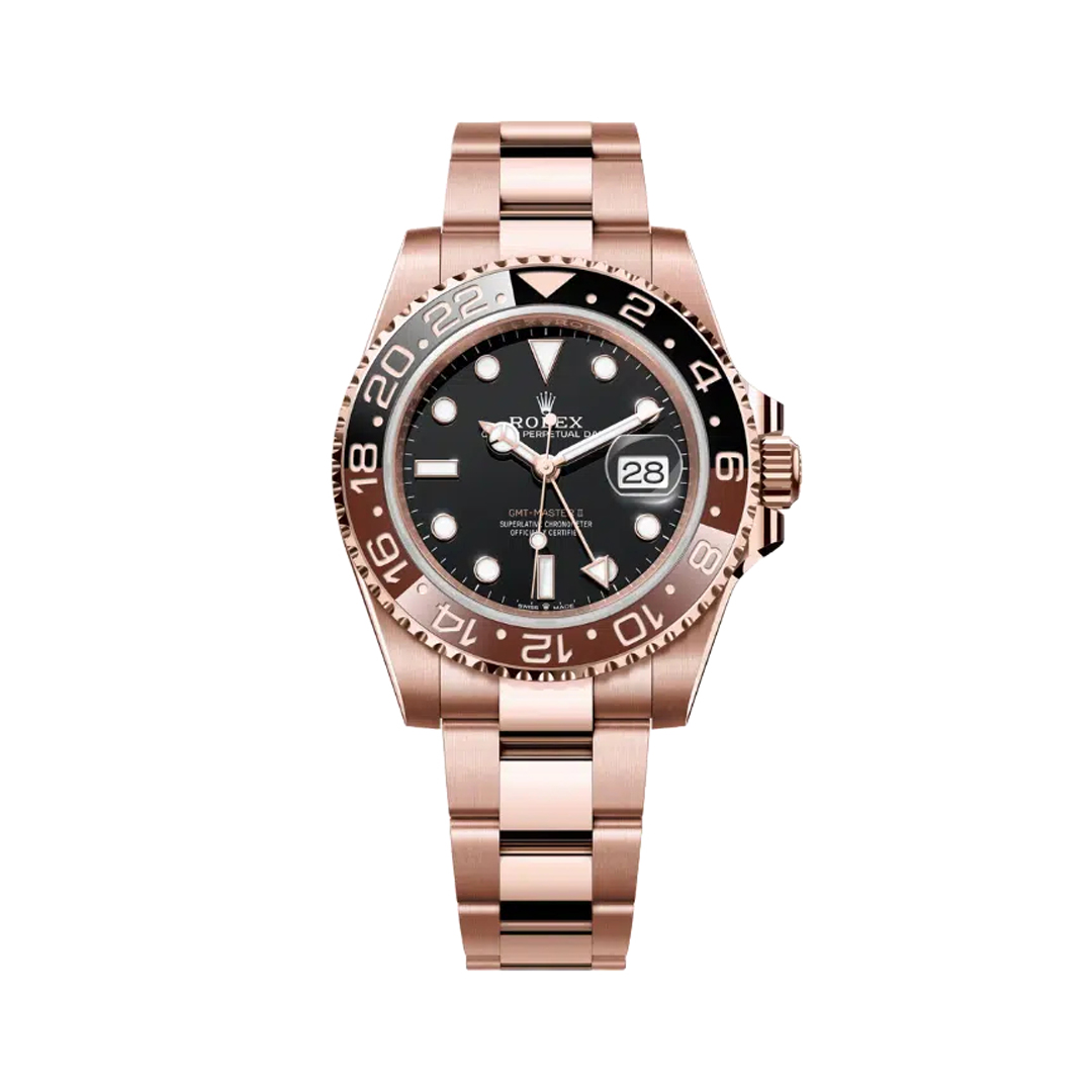 Rolex Gmt Master II 126715CHNR Rootbeer Full Rose Gold 40mm Men’s Watch