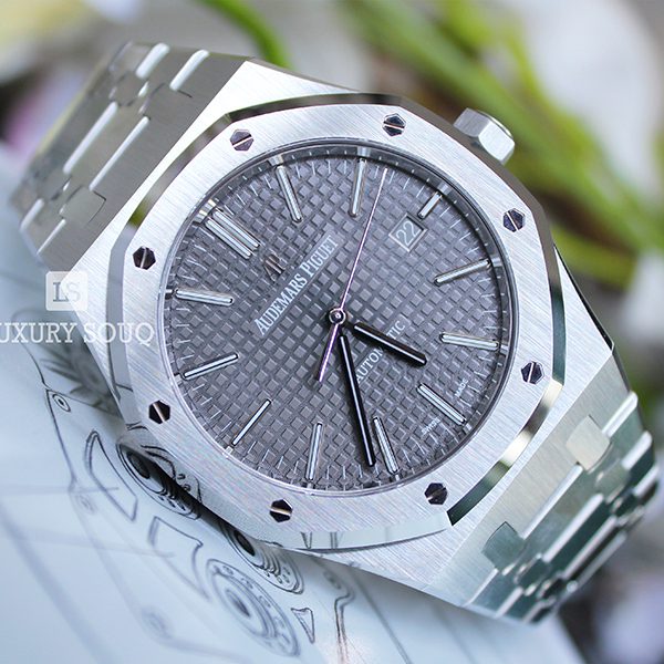Audemars Piguet Royal Oak 15400St.Oo.1220St.04 Stainless Steel 41Mm Grey Dial Men’S Watch