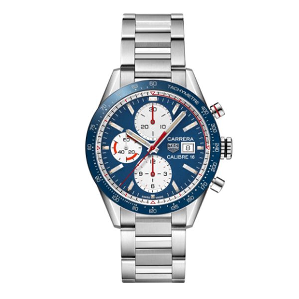 Tag Heuer Carrera Calibre 16 Chronograph 41Mm Men’S Watch Ref. Cv201Ar.Ba0715