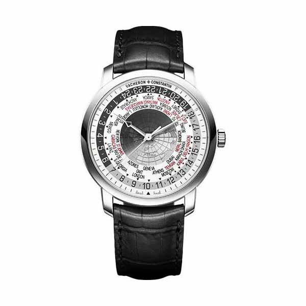 Vacheron Constantin Traditionnelle World Time 42.5Mm 18K White Gold Men’S Watch