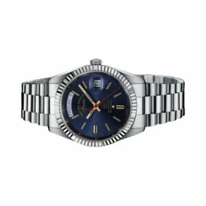West End Watch Co. 6868.10.3226 Classic Sunray Blue Index Dial Jubilee Bracelet Men’s Watch (Hover)
