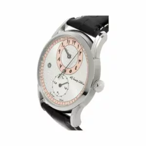 West End Watch Co. 6873.10.3361BLK Arabic Pink & Silver Dial 37mm (Hover)