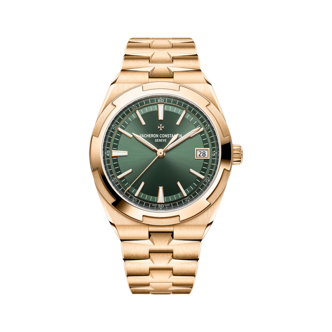 Vacheron Constantin Overseas 4520V/210R-B967 Automatic Rose Gold Green Dial 41mm Men's Watch