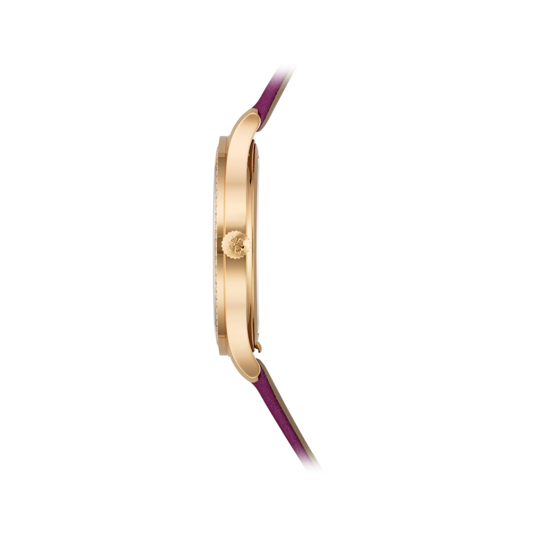 Patek Philippe Calatrava 4997/200R Ultra Thin Rose Gold Diamond Bezel 35mm Purple Dial Ladies Watch (Hover)