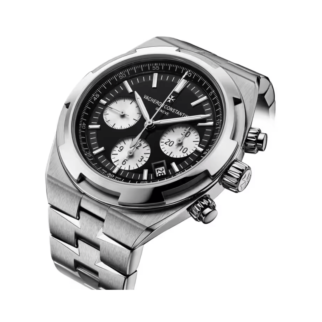 Vacheron Constantin Overseas 5520V/210A-B481 Chronograph 42.5mm Black Dial Mens Watch (Hover)