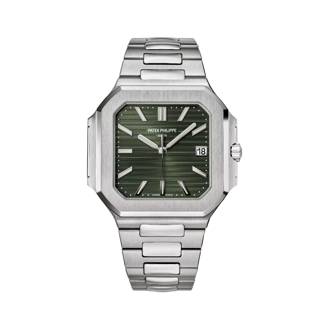 Patek Philippe Cubitus 5821/1A-001 Stainless Steel 45mm Green Dial Men's Watch