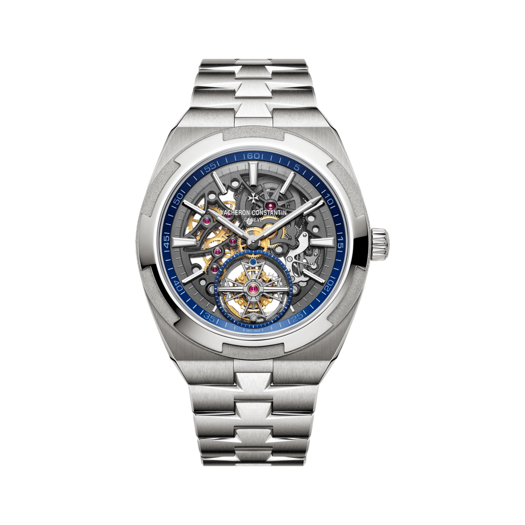 Vacheron Constantin Overseas 6000V/110T-B935 Tourbillon Titanium 42.5mm Skeletonized Dial Men's Watch