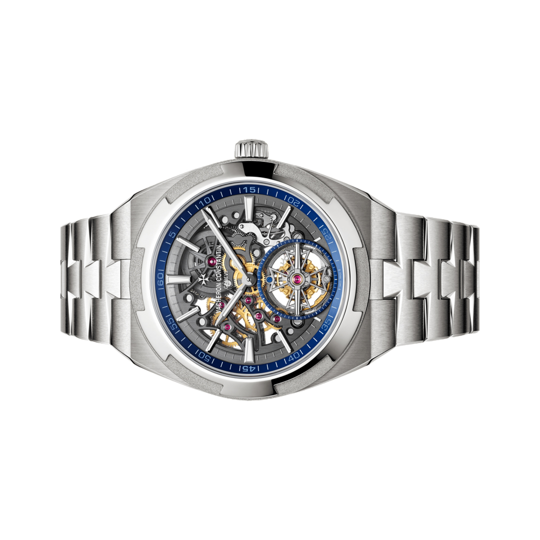 Vacheron Constantin Overseas 6000V/110T-B935 Tourbillon Titanium 42.5mm Skeletonized Dial Men's Watch (Hover)