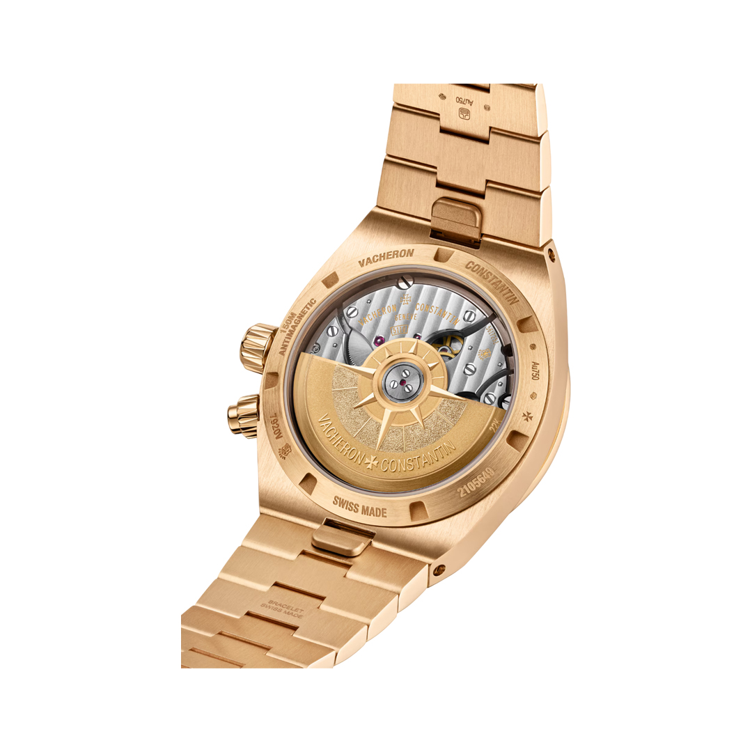 Vacheron Constantin Overseas 7920V/210R-B965 Rose Gold Dual Time 41mm Green Dial Men's Watch (Hover)