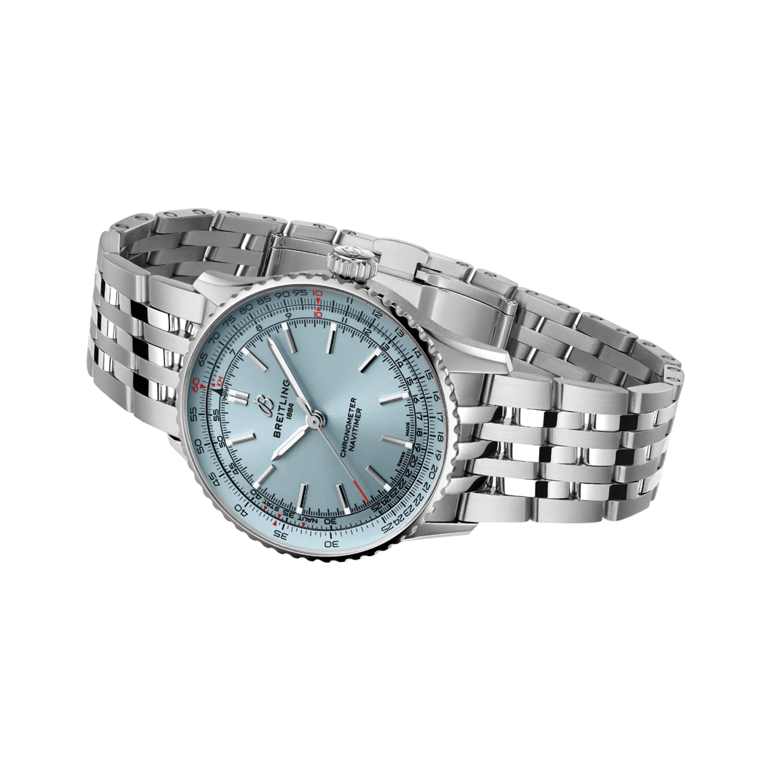 Breitling Navitimer A17329171C1A1 Automatic Stainless Steel 41mm Ice Blue Dial Men's Watch (Hover)