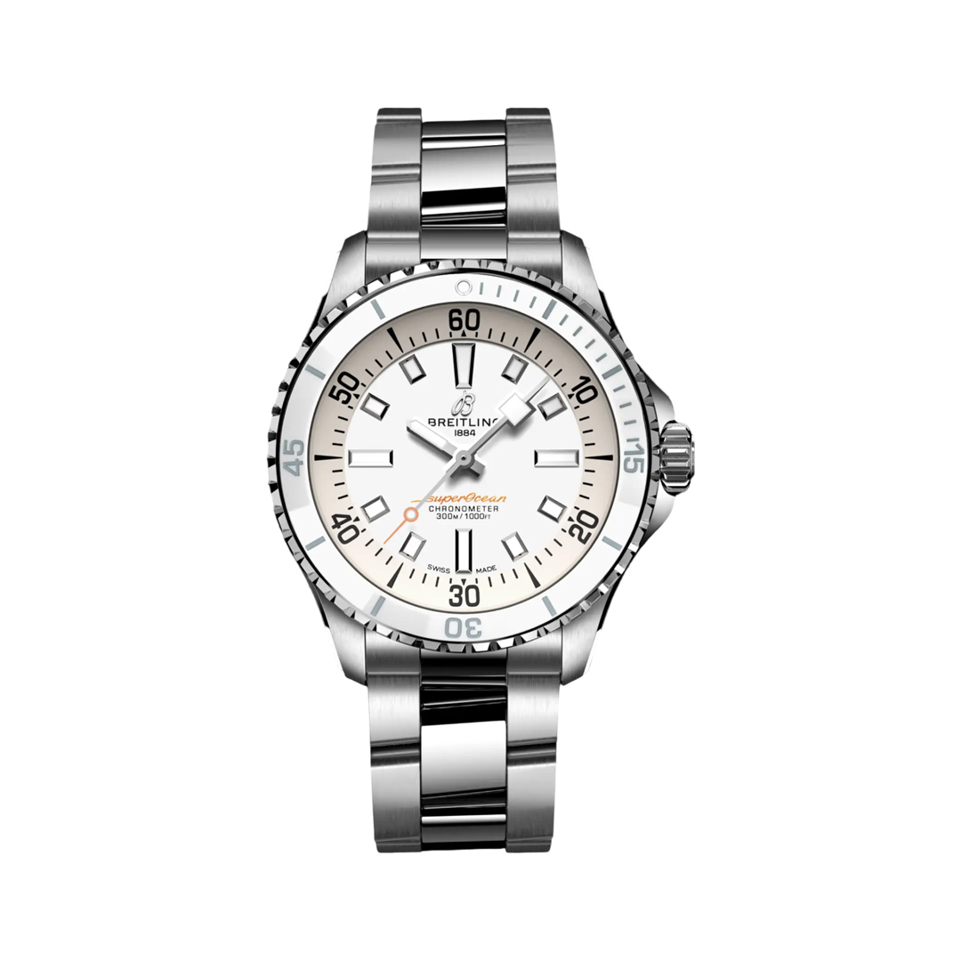 Breitling Superocean A17377211A1A1 Automatic Stainless Steel 36mm White Dial Ladies Watch