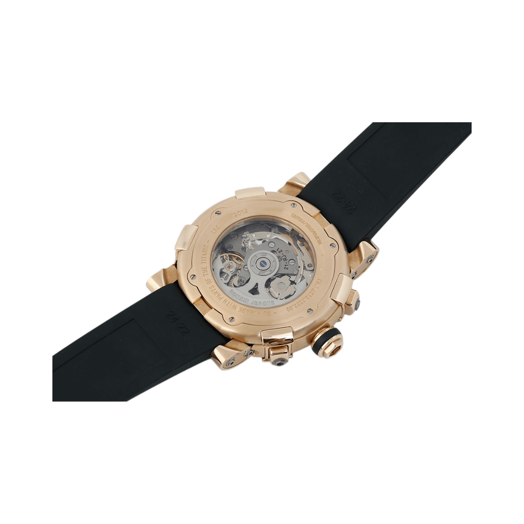 Romain Jerome Titanic DNA CH.T.OXY3.2222.00.BB Chronograph 50mm Black Dial Limited Edition Mens Watch (Hover)