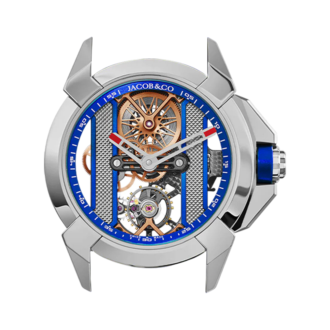 Jacob & Co. Epic X Skeleton EX110.20.AA.AA.A Titanium Blue 44mm Skeleton Dial Men's Watch (Hover)