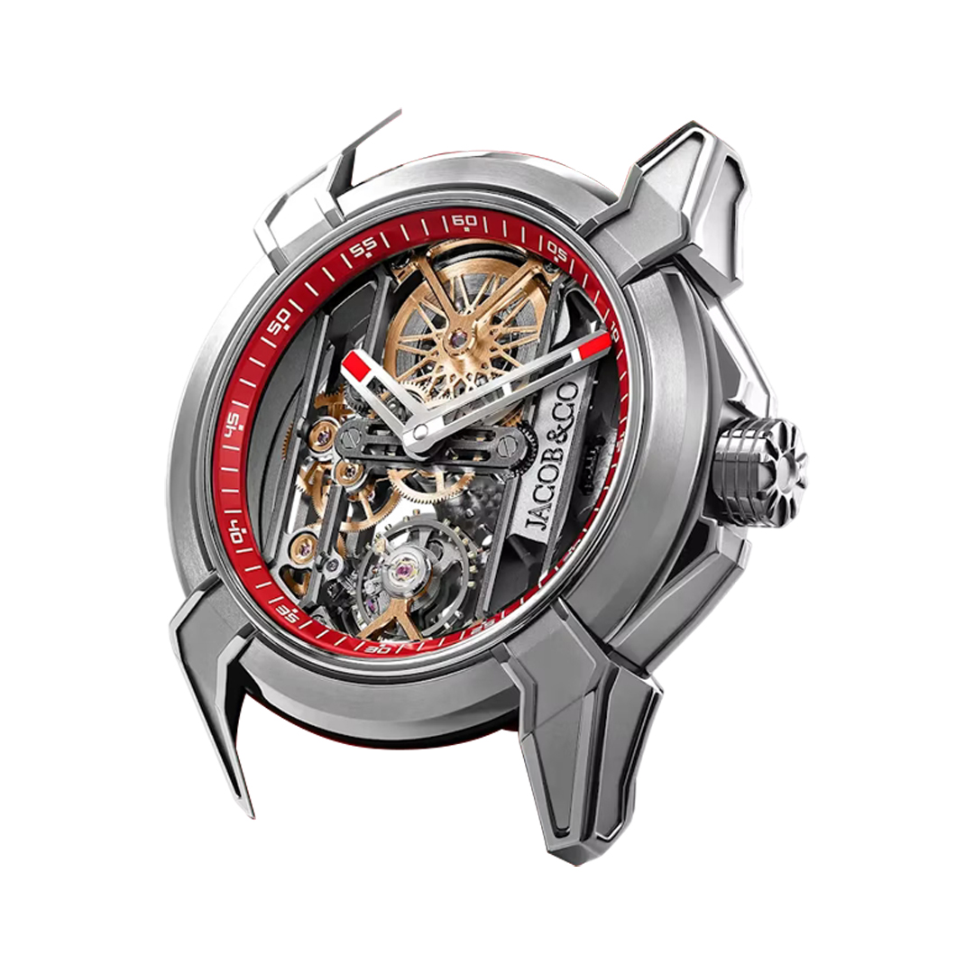 Jacob & Co. Epic X Skeleton EX110.20.AA.AE.A Titanium Red 44mm Skeleton Dial Men's Watch (Hover)