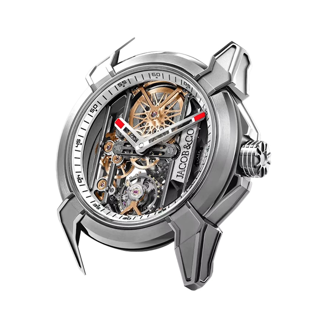 Jacob & Co. Epic X Skeleton EX110.20.AA.AI.A Titanium White 44mm Skeleton Dial Men's Watch (Hover)