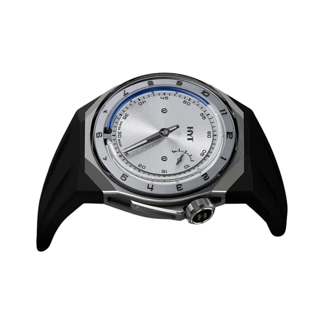 HYT T1 H03205-A Titanium 45mm Silver Dial Men’s Watch (Hover)