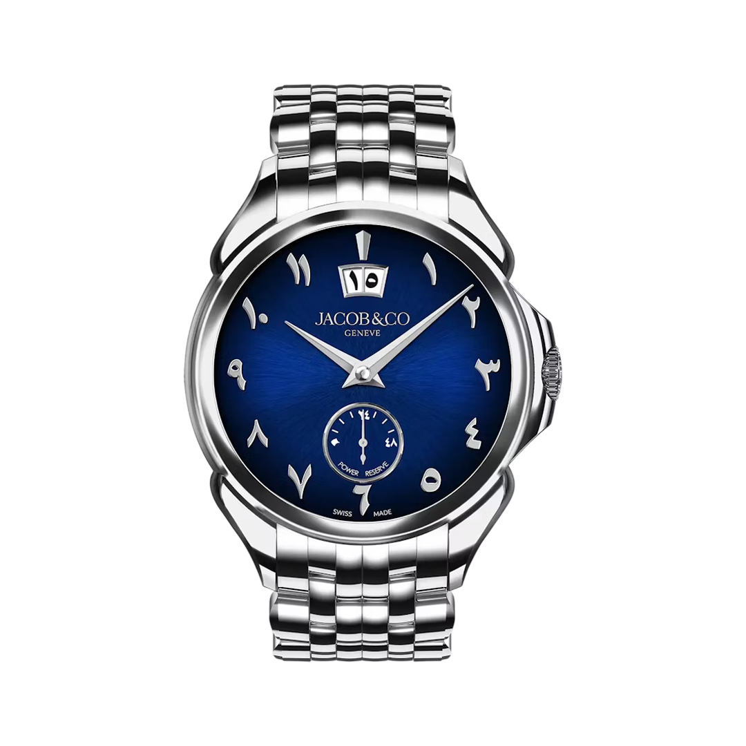 Jacob & Co. Palatial Classic PC400.10.AA.AF.A10AA Stainless Steel 42mm Blue Dial Men's Watch