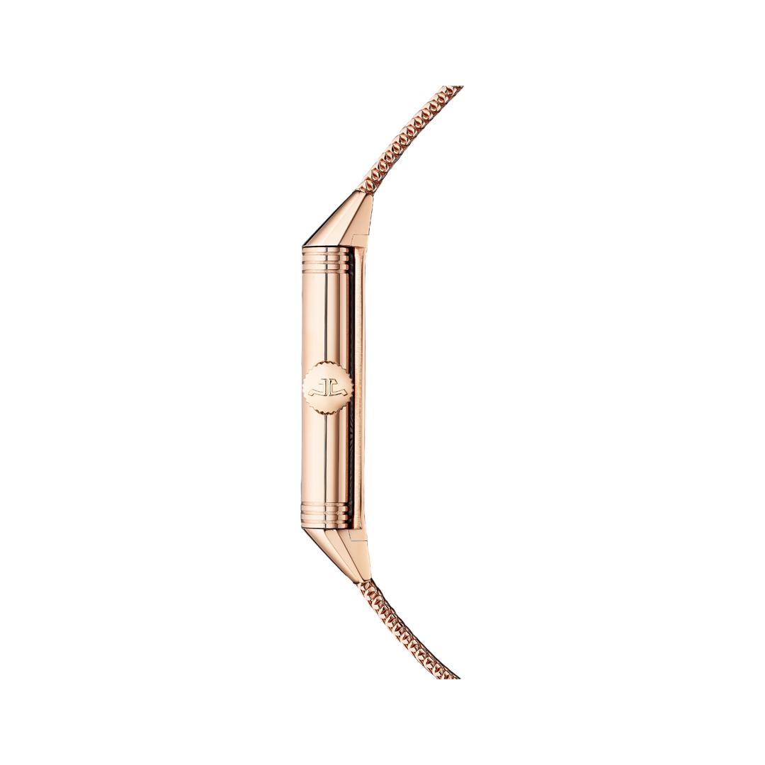 Jaeger-LeCoultre Reverso Tribute Q713216J Monoface Small Seconds Pink Gold 27.4mm Golden Dial Ladies Watch (Hover)