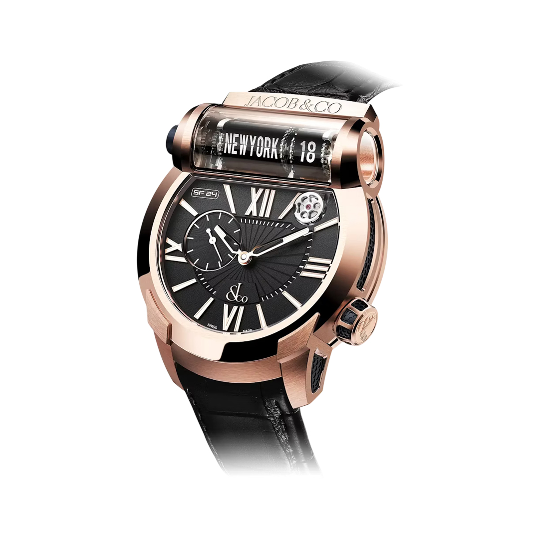 Jacob & Co. Epic SF24 ES101.40.AE.AC.A Rose Gold 45mm Black Dial Men's Watch
