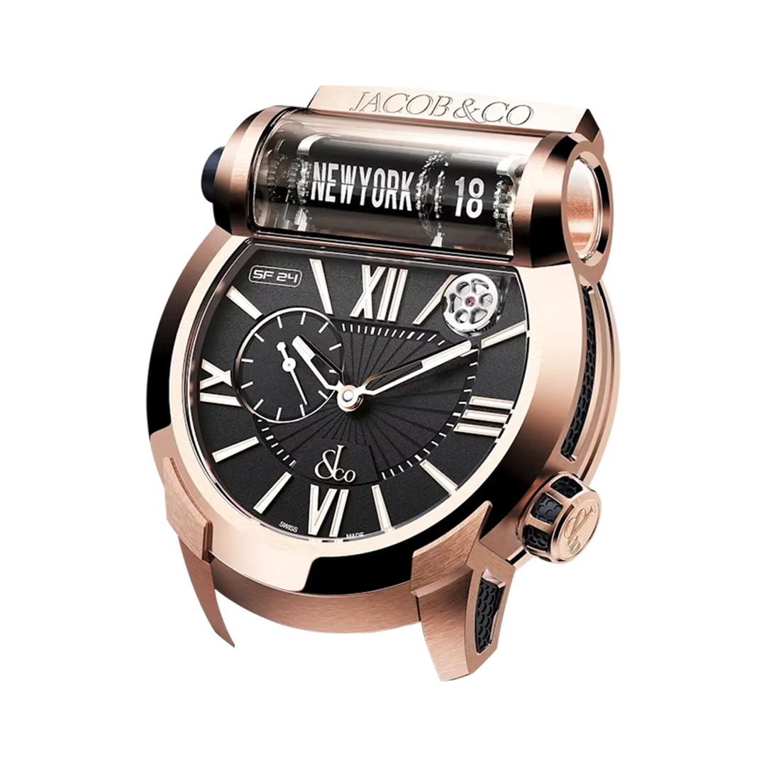 Jacob & Co. Epic SF24 ES101.40.AE.AC.A Rose Gold 45mm Black Dial Men's Watch (Hover)